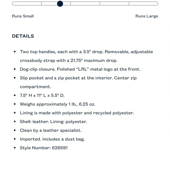 Ralph Lauren Elegant Black Satchel - Picture 10 of 14